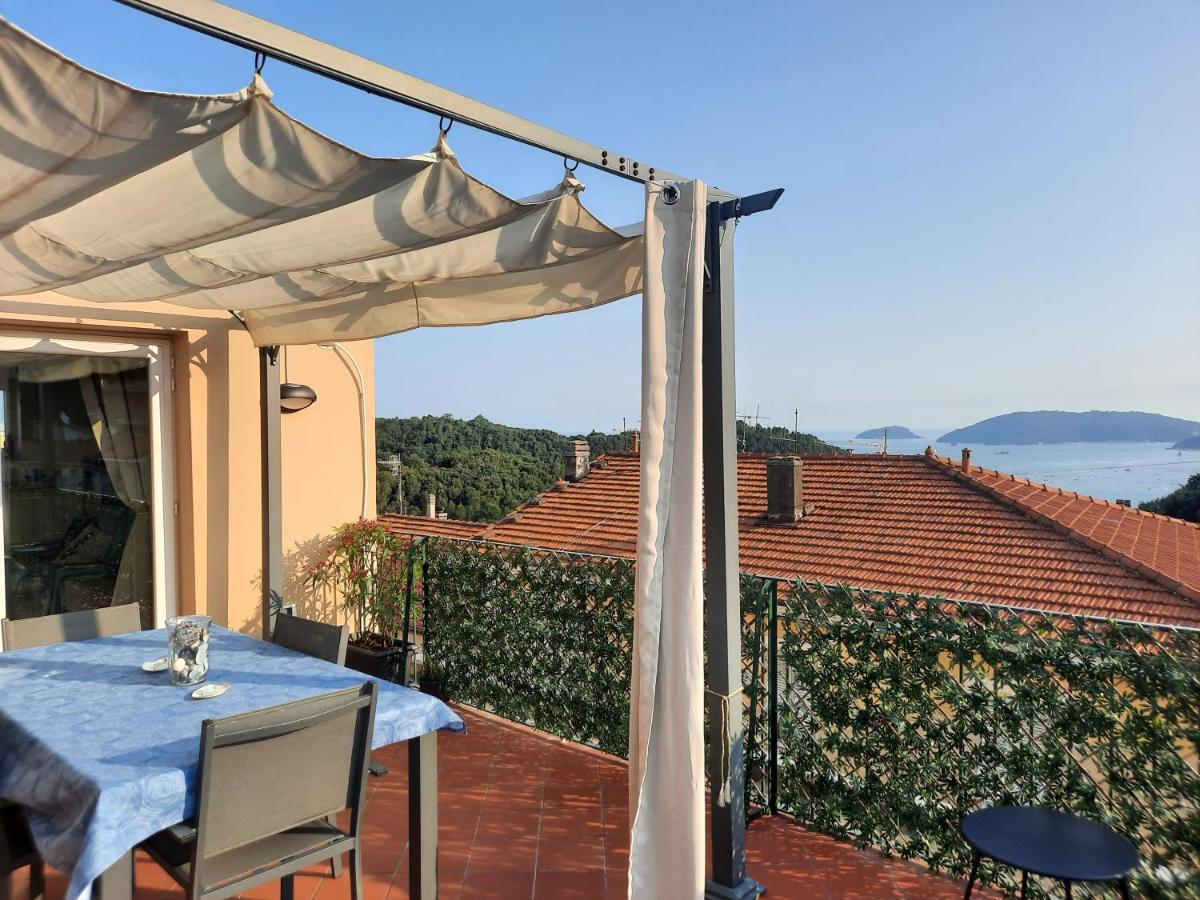 דירות Pitelli La Terrazza Sul Golfo Dei Poeti Con Vista Mare מראה חיצוני תמונה
